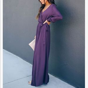 VICI Long Sleeve Wrap Dress